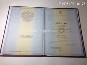 Диплом о высшем образовании с отличием 2010-2011 годов